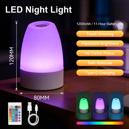 Modus Living Eclipse Touch Bedside Lamp