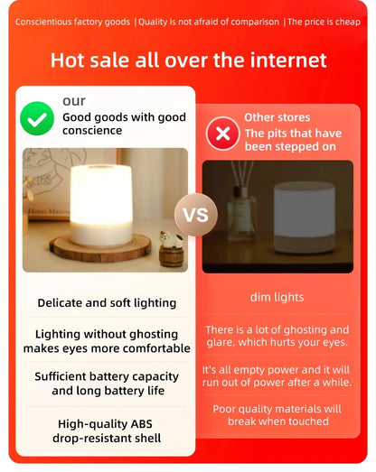 Modus Living Eclipse Touch Bedside Lamp