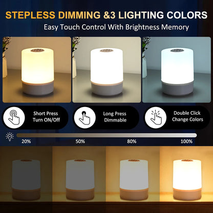 Modus Living Eclipse Touch Bedside Lamp