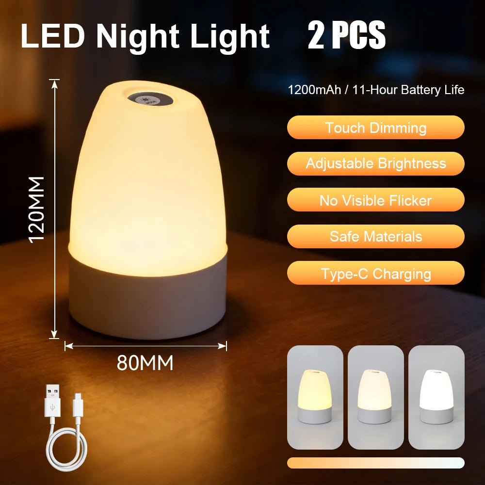 Modus Living Eclipse Touch Bedside Lamp