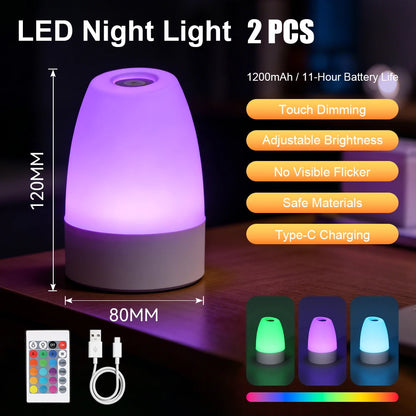 Modus Living Eclipse Touch Bedside Lamp